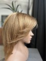 Peruka z włosów dziewiczych blond 25 cm - newhairstories.pl