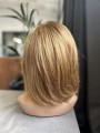 Peruka z włosów dziewiczych blond 25 cm - newhairstories.pl
