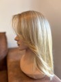 Peruka z włosów naturalnych blond - newhairstories.pl