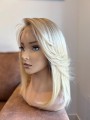 Peruka z włosów naturalnych blond - newhairstories.pl
