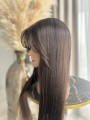 Peruka naturalna w odcieniach ciemnego brązu - newhairstories.pl