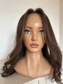 Peruka naturalna z włosów dziewiczych brąz - newhairstories.pl