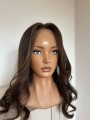 Peruka naturalna z włosów dziewiczych brąz - newhairstories.pl