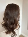 Peruka naturalna z włosów dziewiczych brąz - newhairstories.pl