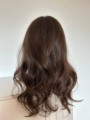 Peruka naturalna z włosów dziewiczych brąz - newhairstories.pl