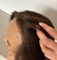 Peruka naturalna z włosów dziewiczych brąz - newhairstories.pl